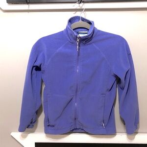 Columbia Girls Zip Up Purple fleece Coat